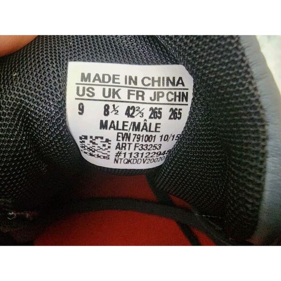 Adidas Tour 360 Boost Size 9 Golf Shoes EVN791001 Grey/White Soft Spike - Picture 10 of 10